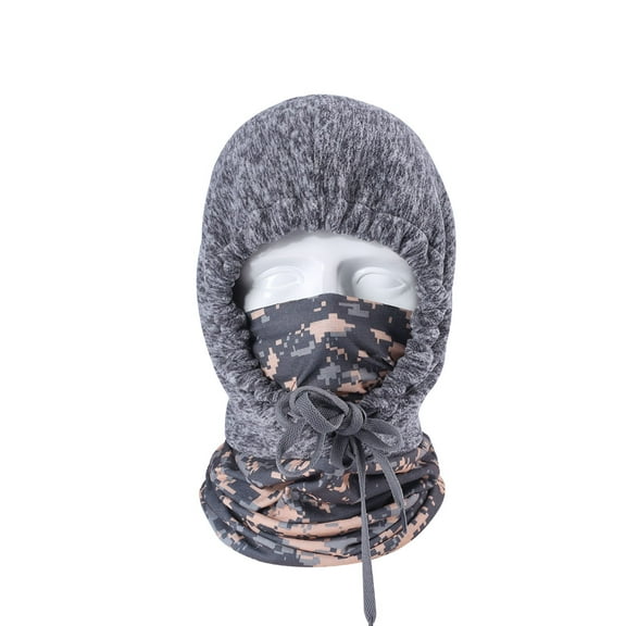 Balaclava Ski Mask for Men Women Winter Face Masks Windproof Thermal Fleece Hooded Scarf Cold Weather Hat Neck Warmer