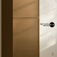 thumbnail image 4 of St. Tropez 15 x 15 x 60 Freestanding Linen Cabinet in Brown Oak, 4 of 8