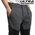 thumbnail image 3 of Ultra Performance Pack of 3 Fleece Active Tech Joggers for Men, Mens Sweatpants with Zipper Pockets, 3 of 7