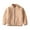 Coffee*, variant on RUTAYY Children Girls Jacket Long Sleeve Solid Color Plush Warmth Comfort Winter Outerwear Soft Cozy Plush Tops Fun Vibrant Coat