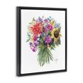 thumbnail image 3 of Stupell Industries Bohemian Vivid Flower Bunches Black Floating Frame Canvas Art, 25 x 31, by Alexandria Gilbert Kincaid, 3 of 8
