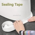 thumbnail image 2 of Cinta de sellado para baño y cocina, cinta impermeable para bordes de baño, cinta adhesiva aislante impermeable y sellada con calafateo antimoho, 2 of 5
