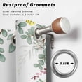 thumbnail image 2 of Outdoor Curtains for Patio Waterproof, Spring Easter Outdoor Privacy Panels Grommet, Rabbits Eggs Botanical Floral Leaf Butterfly Blackout Outside Curtains for Porch/Cabana 54"x84", 1 Panel, 2 of 8