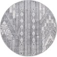 thumbnail image 2 of Rugs.com Oregon Collection Rug – 3 Ft Round Gray Low-Pile Rug Perfect For Kitchens, Dining Rooms, 2 of 9