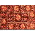 thumbnail image 1 of Ahgly Company Indoor Rectangle Abstract Orange Modern Area Rugs, 7' x 10', 1 of 4