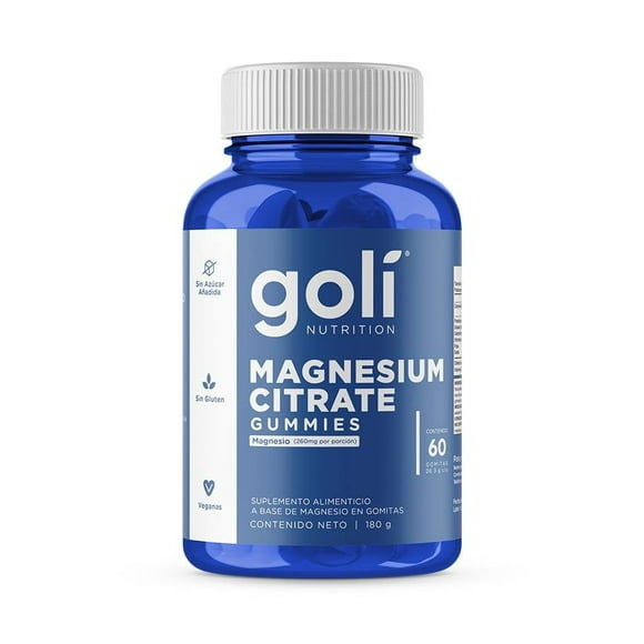 Suplemento alimenticio GOLI Magnesium Bote con 60 gomitas