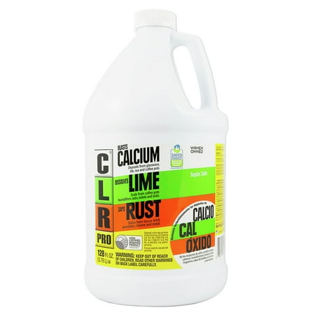 CLR PRO CL-4PRO 1 Gallon Bottle Calcium Lime and Rust Remover