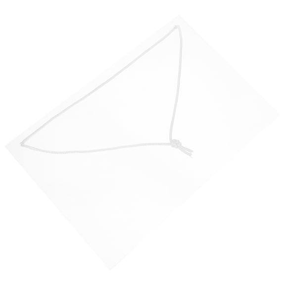 BESTOYARD 1Set Clear Acrylic Writing Board with Lanyard for Hanging Messages and Office Supplies