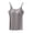 Gray, variant on Summer Tops for Women Wireless Camisole Bra Removable Chest Pads Five Finger Cup Built in Bra Tank Tops for Women
