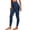 Dark Blue plus size leggings with pockets a1, variant on Cagogo Women Plus Size Active High Waisted Leggings with Pockets Quick Dry Sport Yoga Running Gym Training Tummy Control Workout Long Pants, Black XL