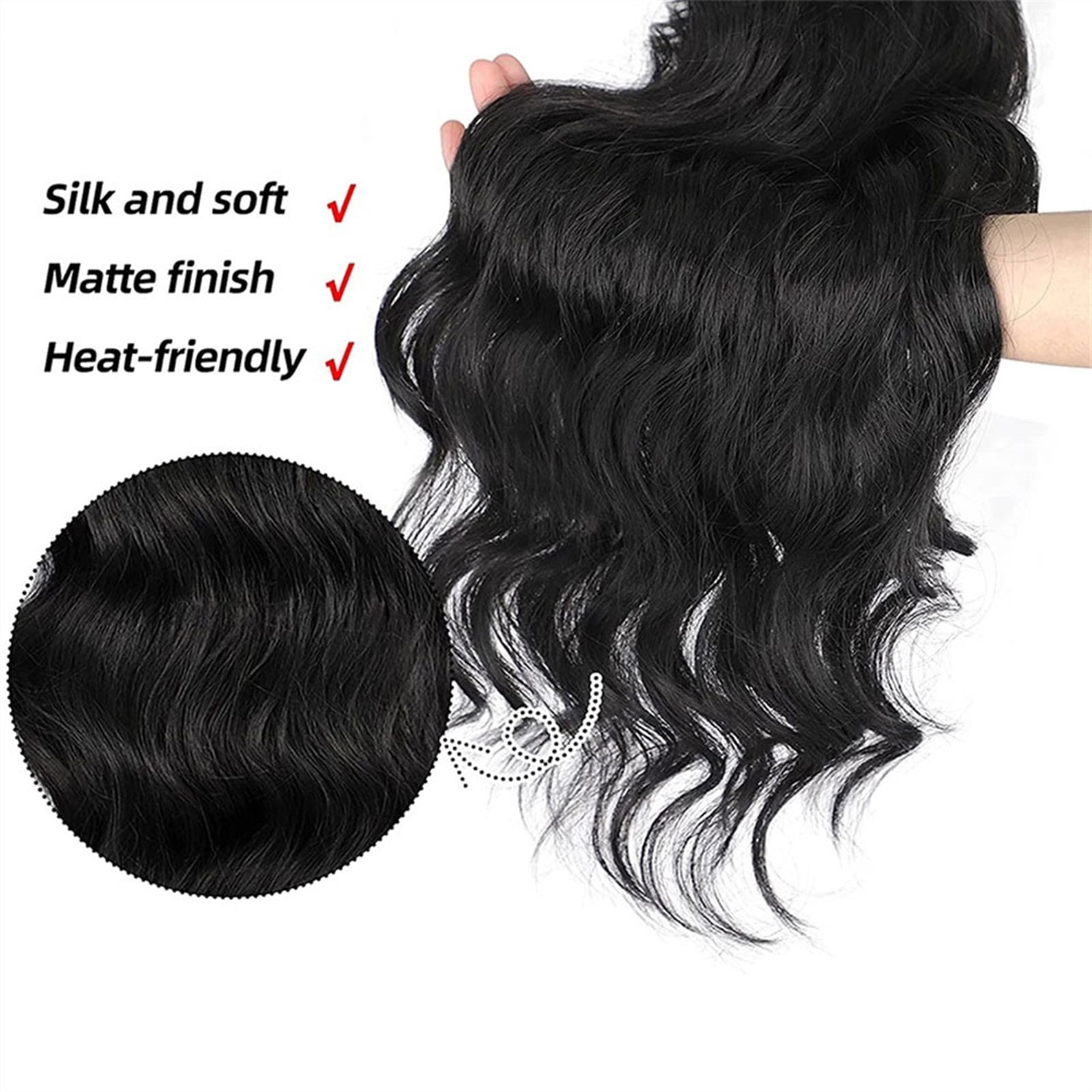 Virgin Hair Weave Brazilian Hair Extensions 100G/Set long 26Inch Body Wave Drawstring Ponytail Human Hair Ponytail For Women