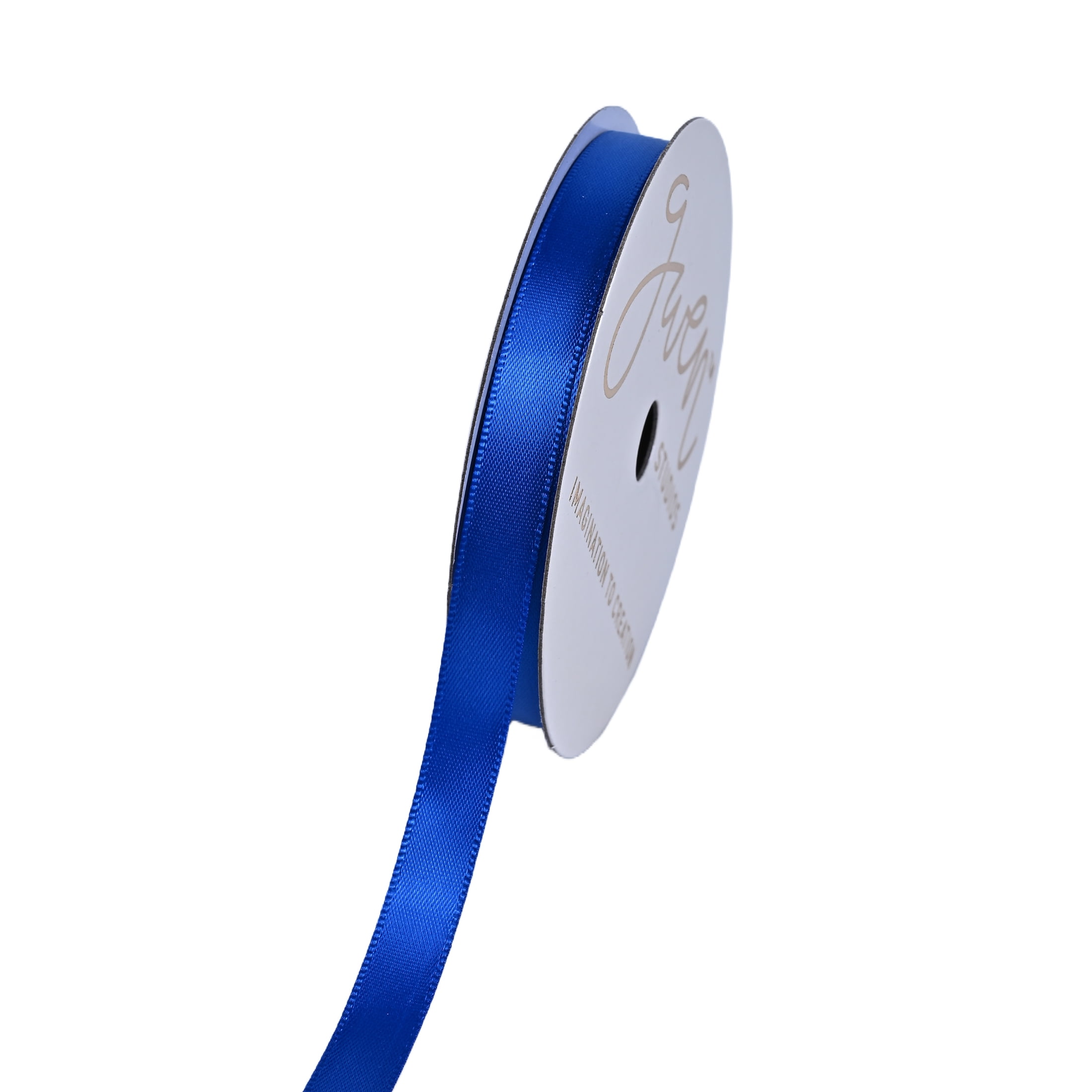 Gwen Studios Blue Satin Ribbon 3/8" 6 Yards Elegant Crafting