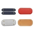 thumbnail image 1 of 5pcs Hardened DIY Hand Woven Handmade Bags Nail Bottom Pad Weaving Bags Insert Base Replacement Handbag Bag Making Accessories Marrón, 1 of 9
