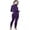 Purple, variant on Social Women's Base Layer & Cold Weather Top Bottom Thermal Underwear Sets Long Johns