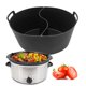 thumbnail image 2 of Olla de silicona para cocinar sopa antiadherente fácil de limpiar utensilios de cocina para 6QT Crockpot JShteea Libre de BPA, 2 of 8