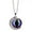 Silver, variant on Guodhu Classic Cat Eyes Crystal Jewelry Sets Dragon Eyes Moon Shape Necklace for Women Fashion Jewelry