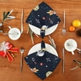 thumbnail image 4 of GZHJMY Space Rocket Cloth Napkins Set of 4, Reusable Washable Polyester Dinner Napkins for Family, Restaurant, Wedding, Party Decor 20 x 20 Inch, 4 of 7