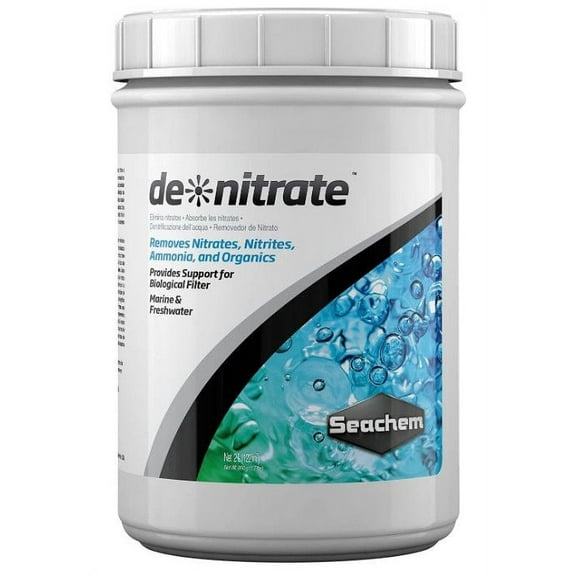 Seachem De-Nitrate - Nitrate Remover [Aquarium, Water Conditioners] 68 oz