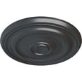 thumbnail image 3 of Ekena Millwork 15 7/8"OD x 1 1/2"P Kepler Traditional Ceiling Medallion (For Canopies up to 3 3/4"), Hand-Painted Pewter, 3 of 5