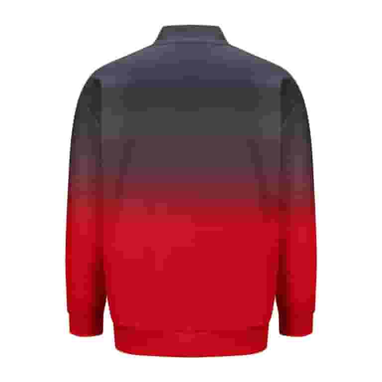 Xysaqa Men's Jacket Gradient Color Bomber Jacket Casual Xysaqa Men's Jacket Gradient Color Bomber Jacket Casual