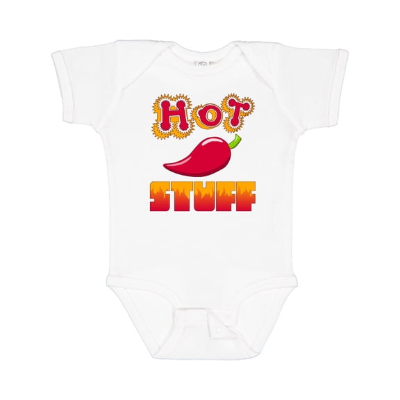 Inktastic Hot Stuff Boys or Girls Baby Bodysuit
