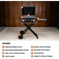 thumbnail image 3 of Blackstone Culinary 22 Inch 2 Burner Liquid Propane Griddle With Flex-Fold Legs, 3 of 6