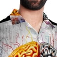thumbnail image 5 of Mathematical Engineering Men's Short Sleeve Button Down Spread Collar Beach Shirts, 5 of 6