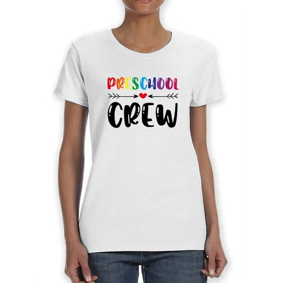 Preschool Crew Women T-Shirt, Female x-Large