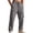 Gray, variant on Chiccall Mens Cargo Sweatpants with Pocket Elastic Waist Drawstring Casual Athletic Sweat Pants Loose Fit Open Bottom Lounge Fashion Workout Joggers