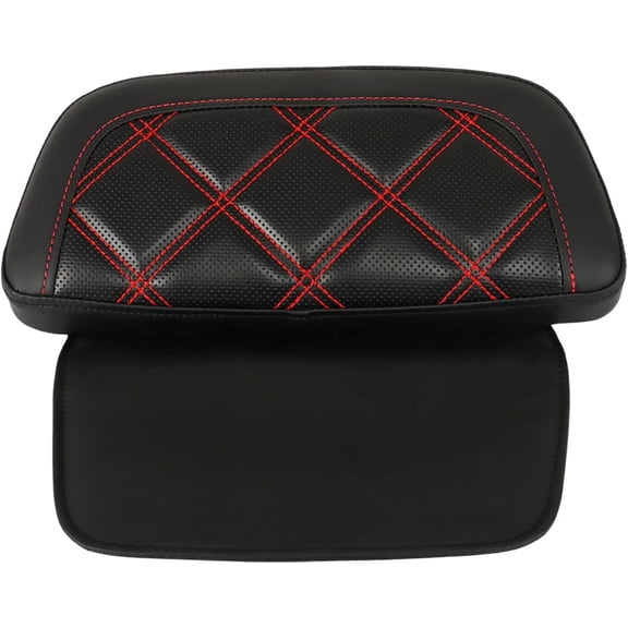 SHZAITOR Black Motorcycle Passenger Seat, Passenger Backrest Replacement for 2009-2023 Touring CVO Road King Street Glide Road Glide Electra Glide