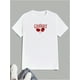 thumbnail image 2 of Men's Graphic Tees Cherry Print Short Sleeve Crew Neck T Shirt Loose Summer Tops Trendy, 2 of 5