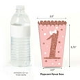 thumbnail image 2 of Big Dot of Happiness 1st Birthday Little Miss Onederful - Girl First Birthday Party Favor Popcorn Treat Boxes - Set of 12, 2 of 5