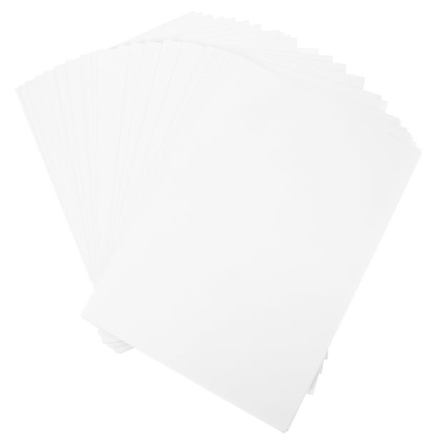 100 hojas de papel de impresora Papel de impresión grueso A4 Papel en blanco Papel de cartón para impresora multiusos