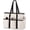 Beige-black, variant on Laptop Tote Bag for Women Work, Teacher Tote Bag Nurse Bag With Large Cup Holder, Utility Professional Computer Bag For Work/Travel/College/Daily, Large Purse Handbag With Multi Pockets