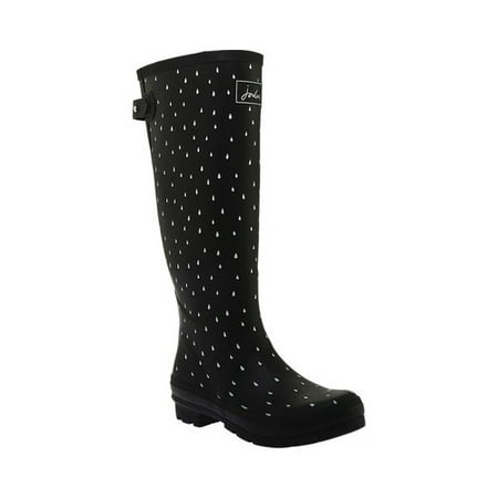 Print Wellies - Women's Joules Welly Print Adjustable Back Tall Rain Boot