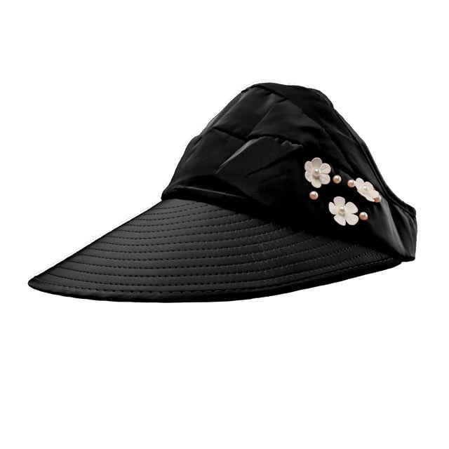 Visera de Sol para Mujer, Elegante Sombrero protección UV para Dama ecomlab Sombrero visera