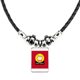 thumbnail image 1 of hip hop musica realmente alabanzas como collar a mano colgante de cuerda de cuero Unbranded M, 1 of 3
