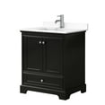 thumbnail image 3 of Wyndham Collection WCS202030SWBC2UNSMXX Deborah 30" Free Standing Single Basin Vanity Set, 3 of 7