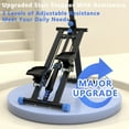 thumbnail image 2 of Stepper Exercise Machine Stair Stepper with resistance Home-Upgrade Vertical Climber Workout Machine for Full-Body Exercise Climber Fitness Equipment with Stable Frame Adjustable Handlebar-Black Blue, 2 of 18