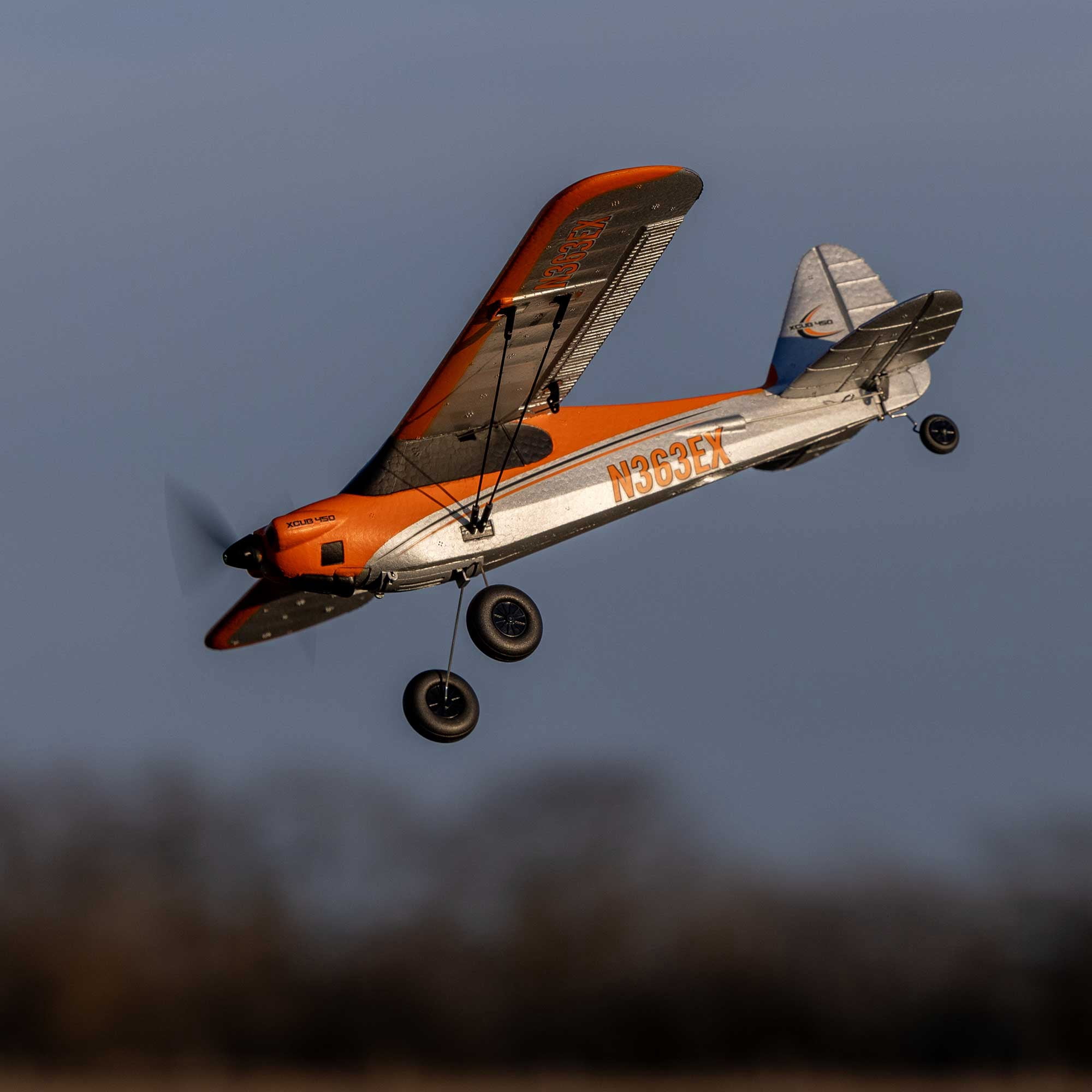 HobbyZone RC Airplane XCub 450mm RTF Everything Needed to Fly is Included HBZ-1250