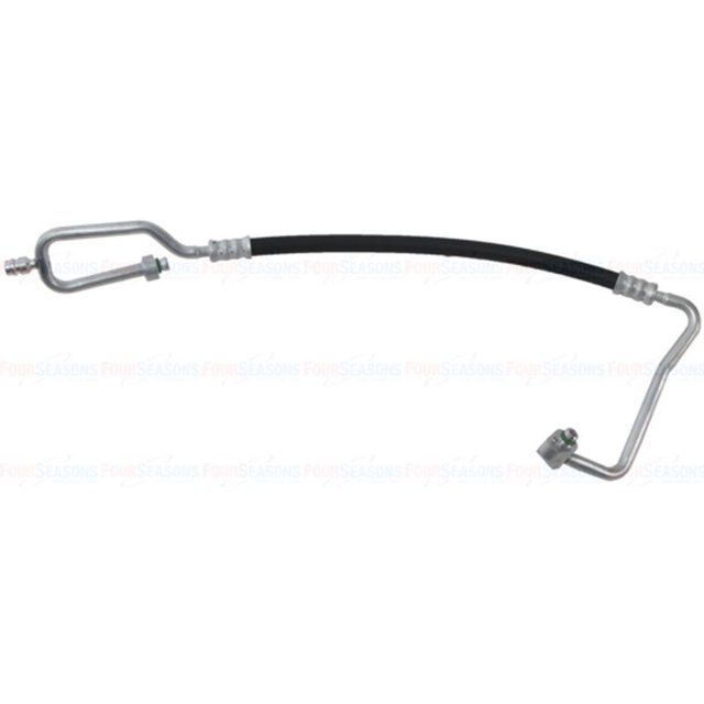 Four Seasons Air Conditioner Hose 66835 OE Replacement; Aluminum/Rubber; Discharge Line Hose Assembly Without Bracket