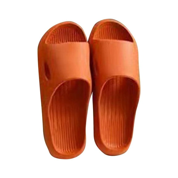 abtuhar Womens Slippers,Slippers for Women,Non Slip Shower Shoes Bathroom Slippers for Pool Camping Open-toe Orange