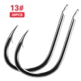 thumbnail image 1 of 30 PCS Fishing Hooks High Carbon Steel Soft Bait Jig, 1 of 8