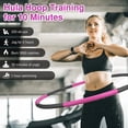 thumbnail image 3 of Aro de Hula, aro de Hula de ejercicio de fitness acolchado con espuma ajustable de 1,2 kg ponderado Sailing Electrónica, 3 of 5