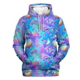 thumbnail image 4 of Sudadera con capucha con estampado 3D de plantas y hongos, divertida, de camuflaje, para hombre y mujer, ropa informal, ropa de calle, 4 of 5
