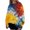 Orange, variant on Womens Sweatshirts Fashionable Autumn And Winter Casual Tie Dye Pattern Long Sleeved Loose Top Fall Fashion Outfits 2025 Clothes