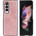 thumbnail image 4 of Galaxy Z Fold 3 5G Case with S Pen Holder,Detachable 2 in 1 Magnetic Galaxy Z Fold 3 Wallet Case,PU Leather 4 Credit Card Slots & Wrist Strap Back Case for Samsung Galaxy Z Fold 3 5G,Rosegold, 4 of 14