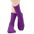 thumbnail image 4 of KyCheLot Girls' Tube Socks Kids Candy-Colored Mid-Calf Knitted Socks Lightweight Casual Socks, 4 of 5