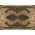 thumbnail image 1 of Ahgly Company Indoor Rectangle Patterned Bronze Brown Area Rugs, 5' x 7', 1 of 6