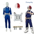 thumbnail image 4 of Disfraz de héroe de anime Shoto Todoroki Shoto Boku no Hero Academia, para hombre y mujer, pantalones y cinturón, peluca, tallas XS a XXXL, 4 of 5